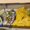2 Beef Tacos, Chips & Dip + Large Punch